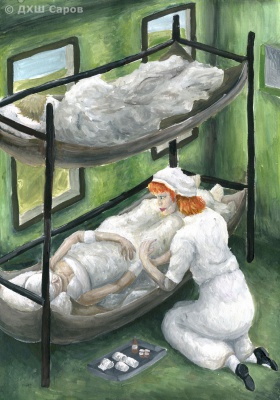 Санитарный поезд - Барынкина Елизавета, 13 лет.jpg